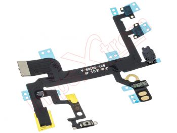 Side pushbuttons, microphone and flash flex for Apple Phone SE (2016) A1662, A1723, A1724